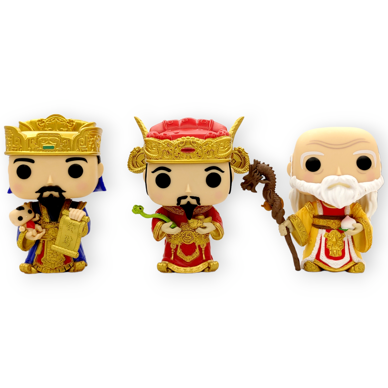 FUNKO POP<三星高照>福.祿.壽三星-No.124,125,126