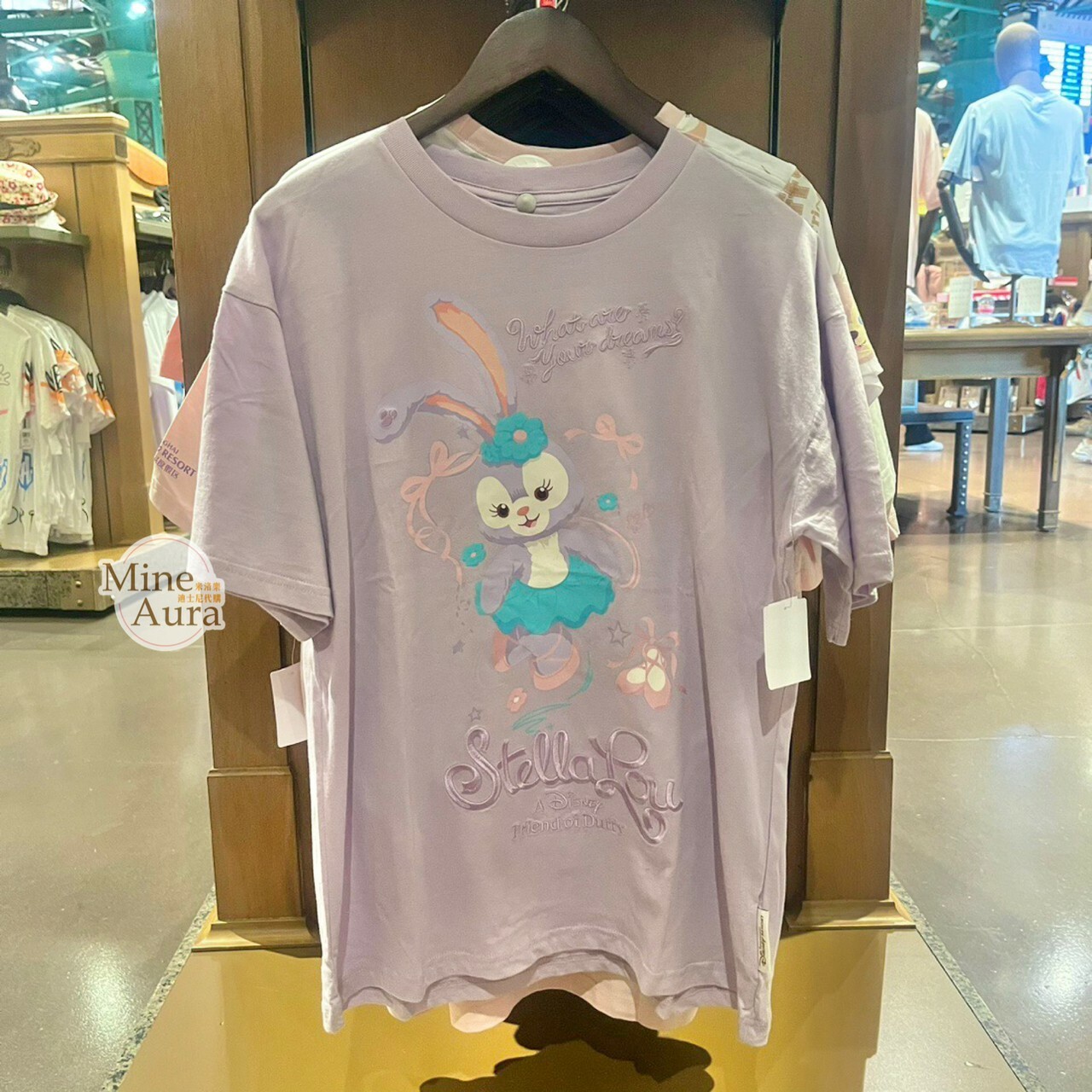 史黛拉露 星黛露 StellaLou 跳芭蕾圖案造型 上衣 短T -上海迪士尼樂園