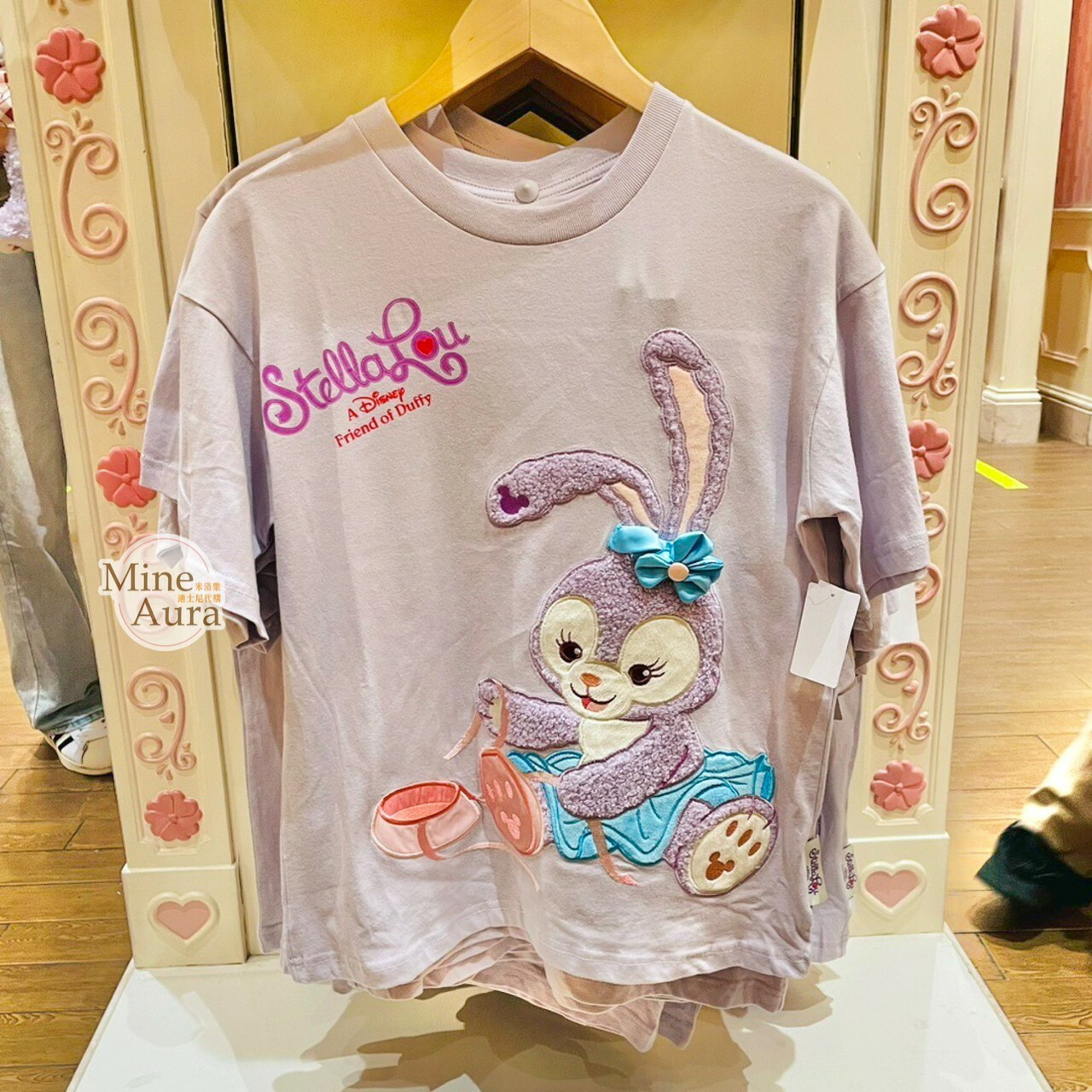 史黛拉露 星黛露 StellaLou 坐姿圖案造型 上衣 短T -上海迪士尼樂園