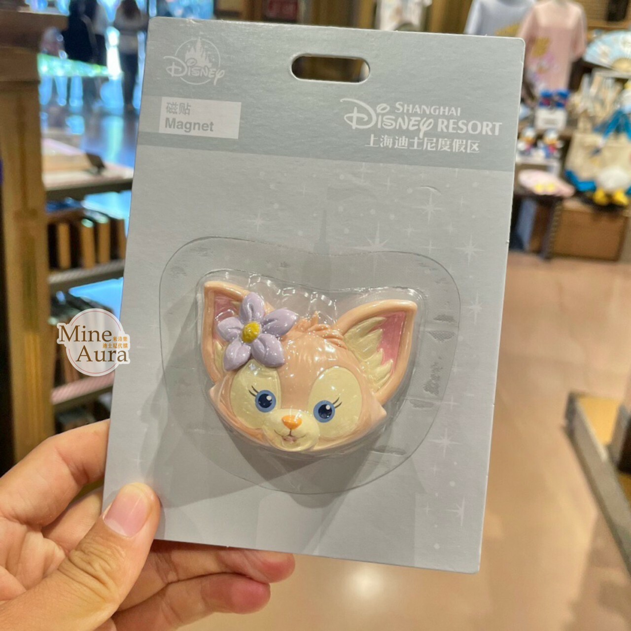 玲娜貝兒 Lina bell 立體 大頭 造型 磁鐵 -上海迪士尼樂園