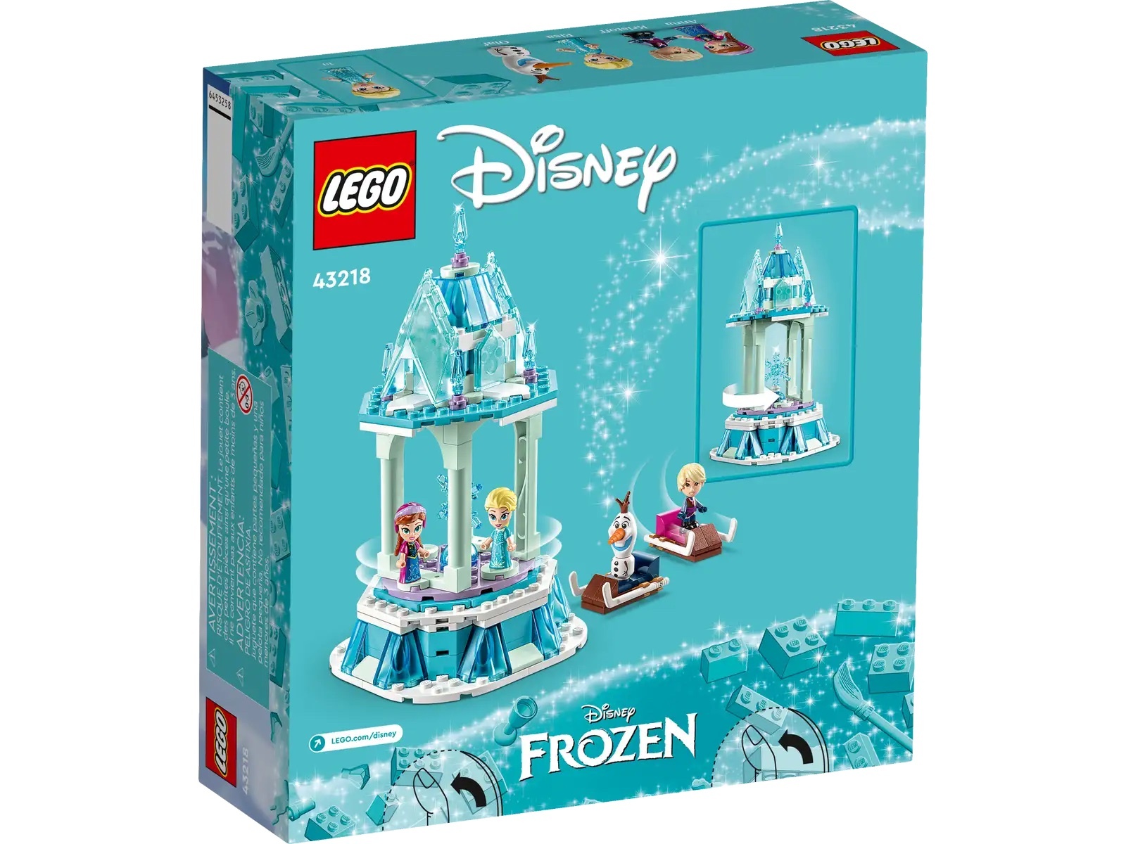 [飛米樂高積木專賣店] LEGO 43218 Disney-Anna 和 Elsa 的魔法旋轉木馬