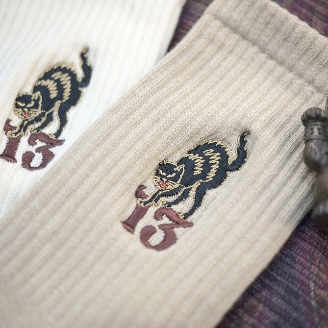 AFTER WORK 側面刺繡系列-黑貓