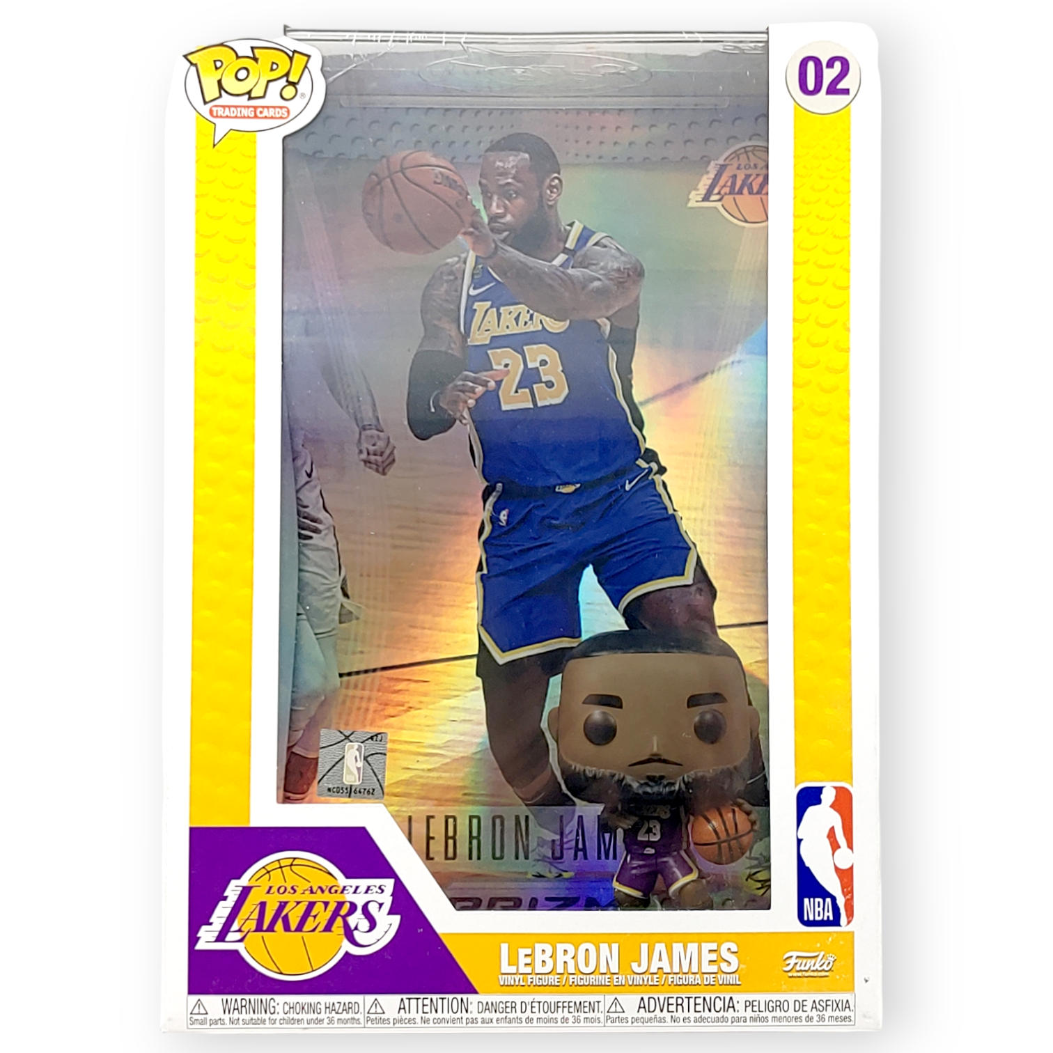 FUNKO POP<NBA>洛杉磯湖人勒邦占士(收藏卡背景盒)-No.02