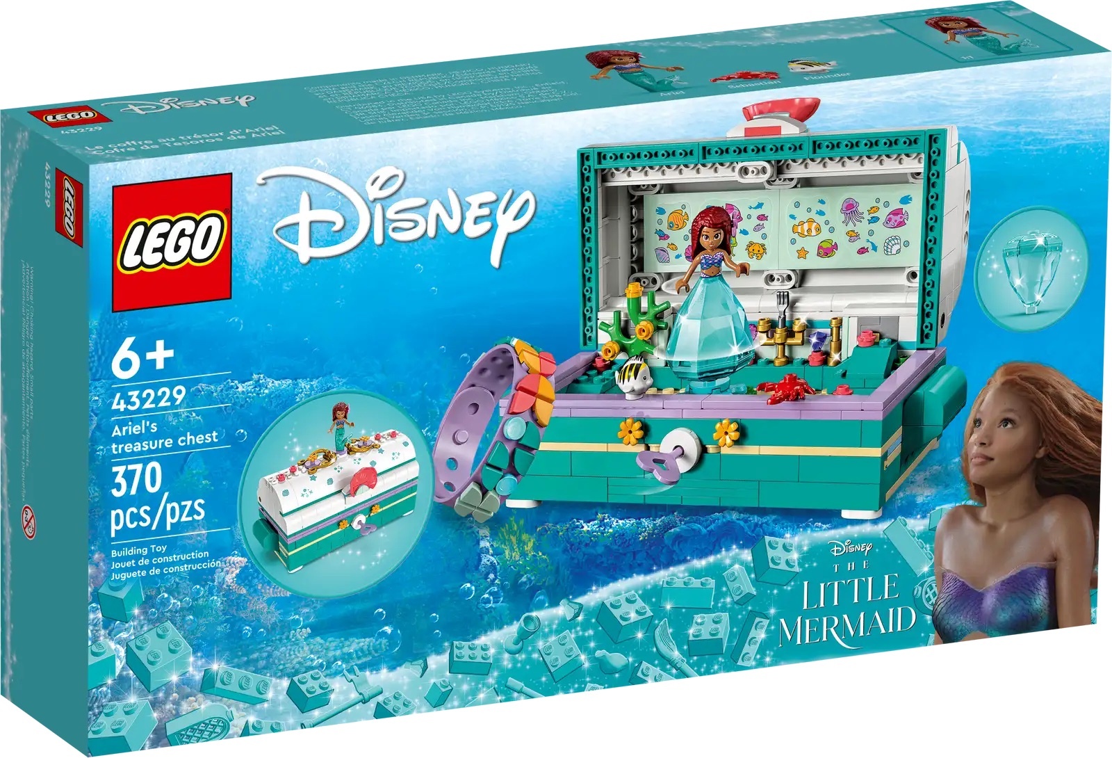 [飛米樂高積木專賣店] LEGO 43229 Disney-Ariel 的寶箱