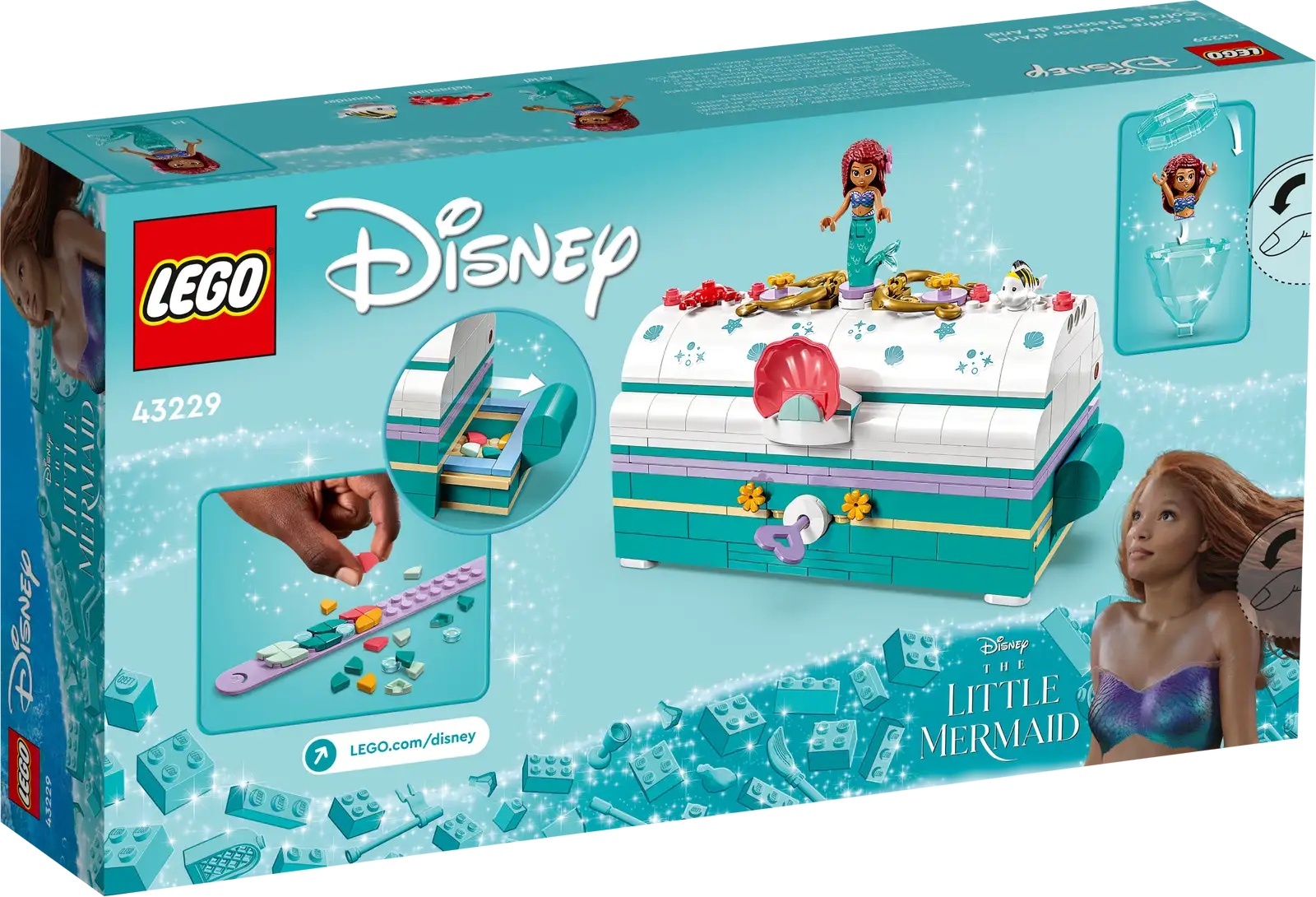 [飛米樂高積木專賣店] LEGO 43229 Disney-Ariel 的寶箱