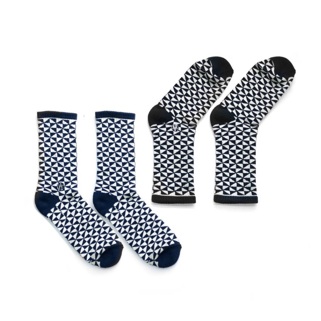 AFTER WORK 三角格紋襪