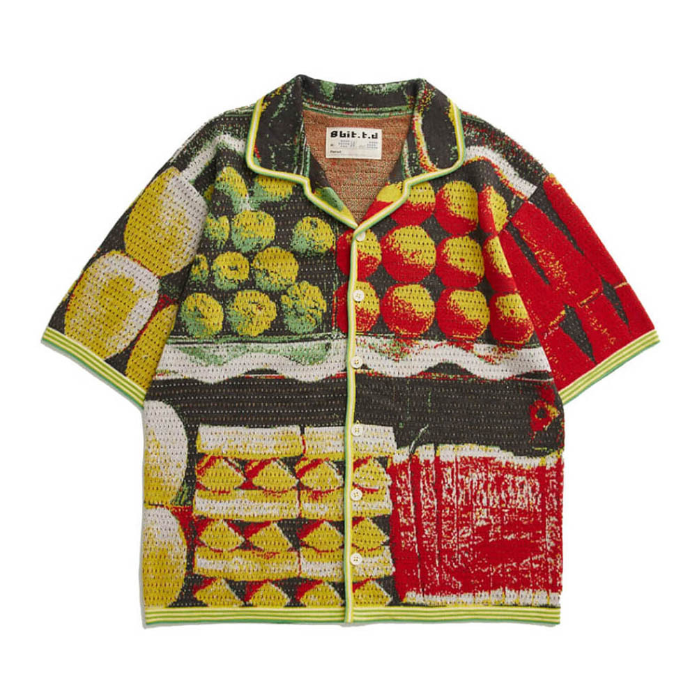Ice & Fruit Stand - Short Sleeves Cardigan