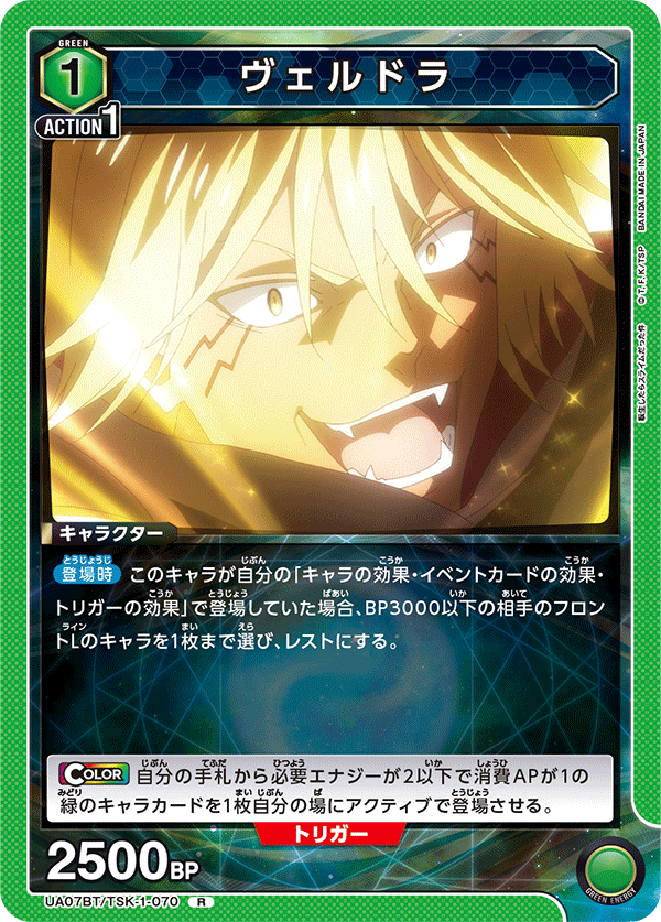 UA07BT/TSK-1-070 维鲁德拉