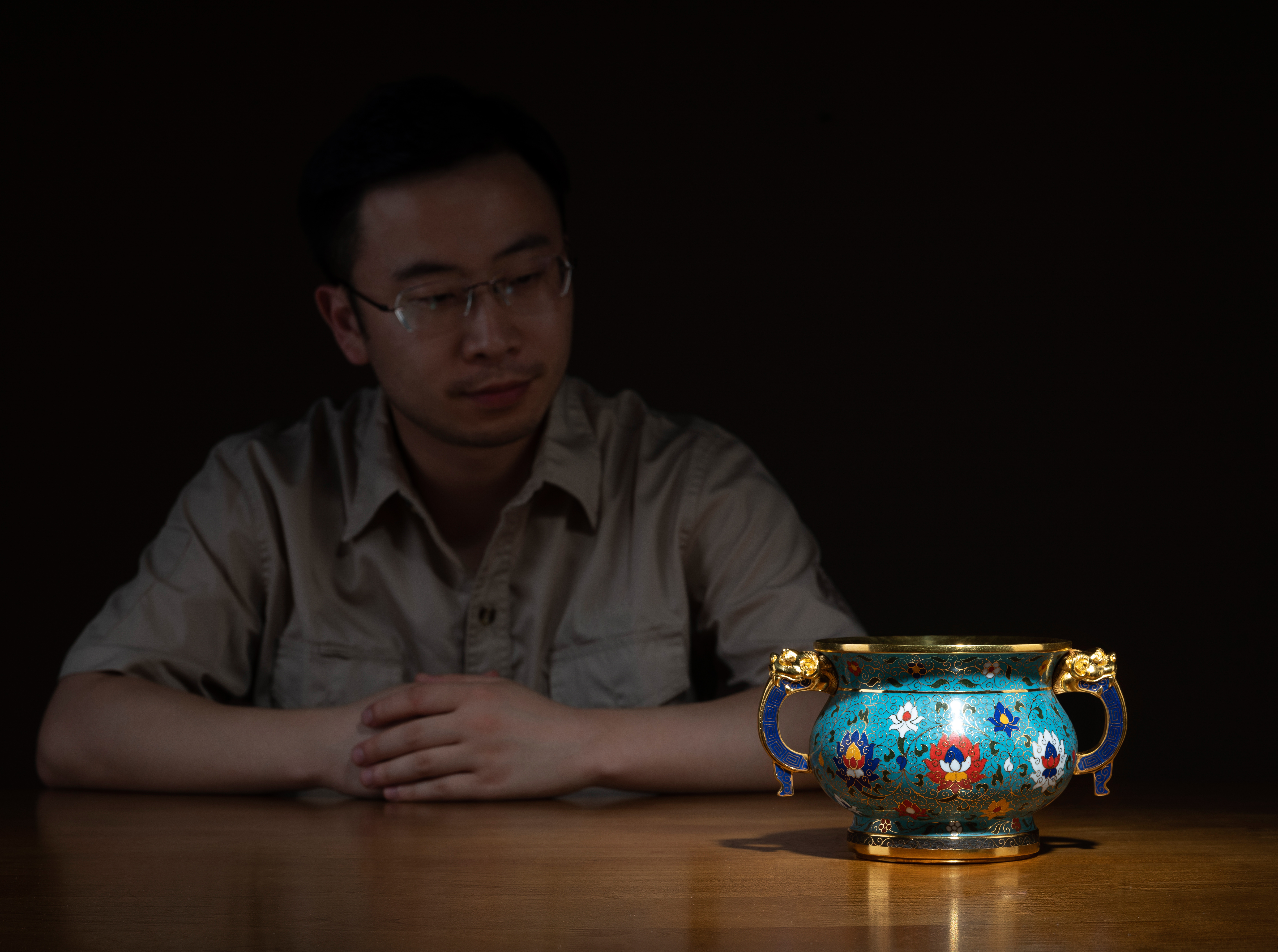 龍耳爐(景泰藍)◇已停產◇