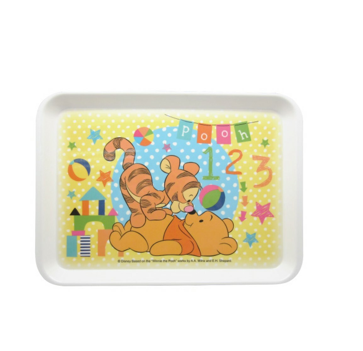 小熊維尼托盤(中)(科學瓷)