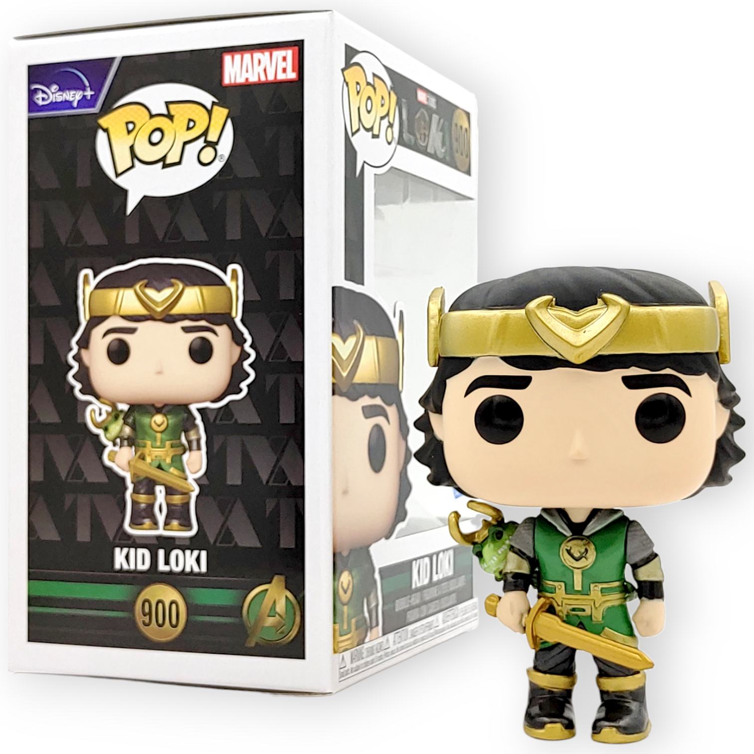 FUNKO POP<LOKI洛基>少年洛基(金屬色)-NO.900
