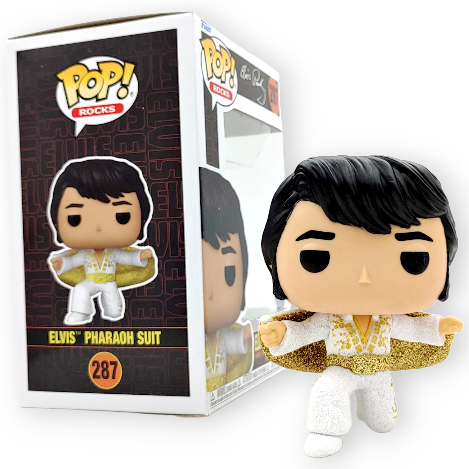 FUNKO POP<貓王>貓王.艾維斯.皮禮士利_埃及服(鑽石版)-No.287