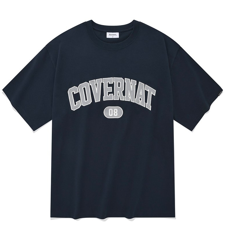 韓國代購 COVERNAT 拱型 LOGO標 上衣 短袖 TEE 美式風格 多色 MAY-