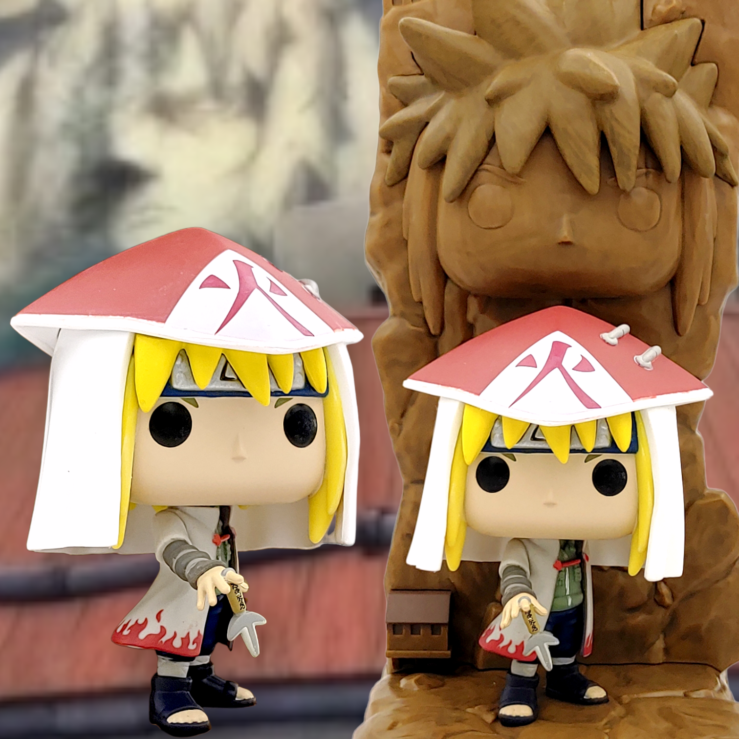FUNKO POP <火影忍者>9吋四代火影波風皆人_顏山-No.1186