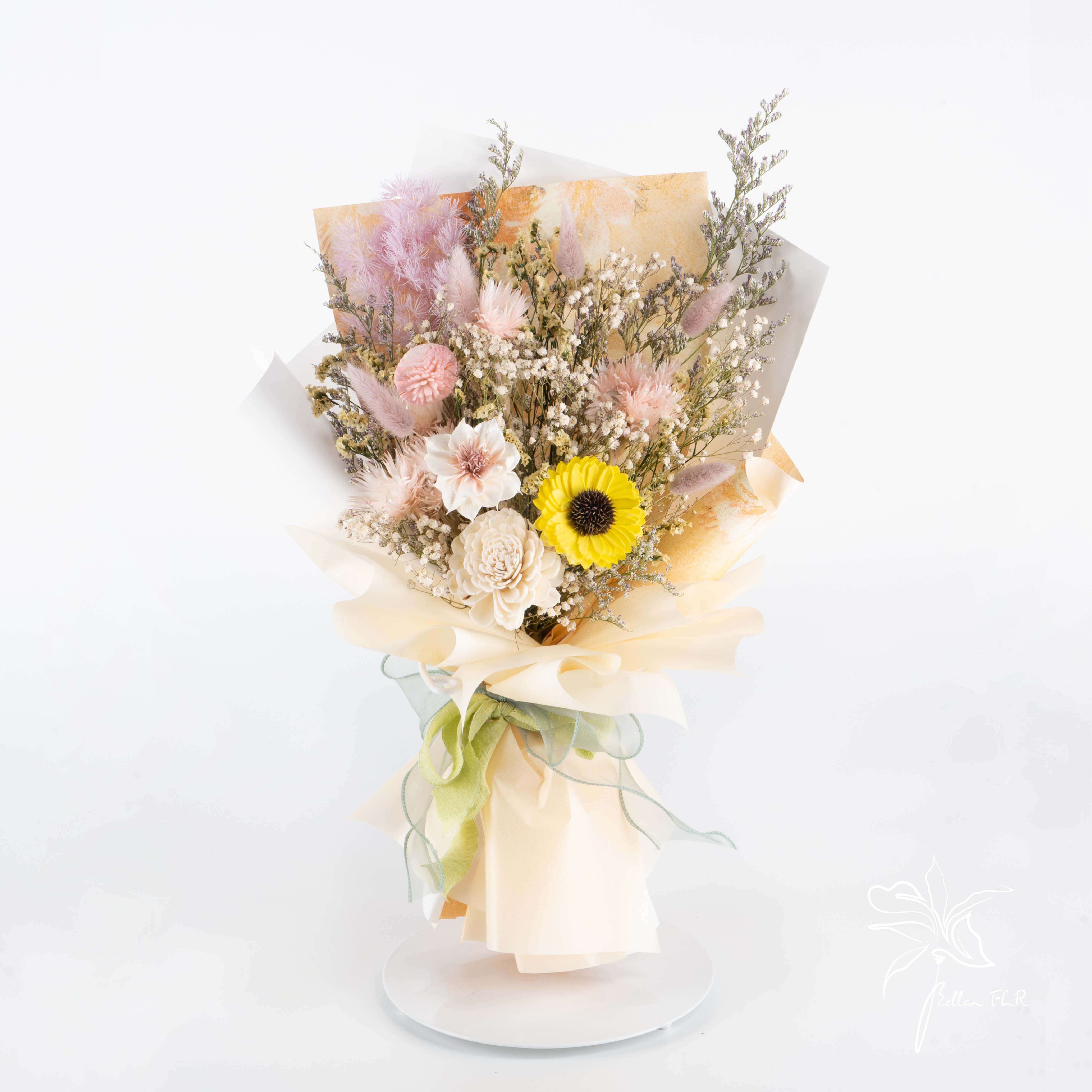 【盛夏光年】中型乾燥向日葵花束