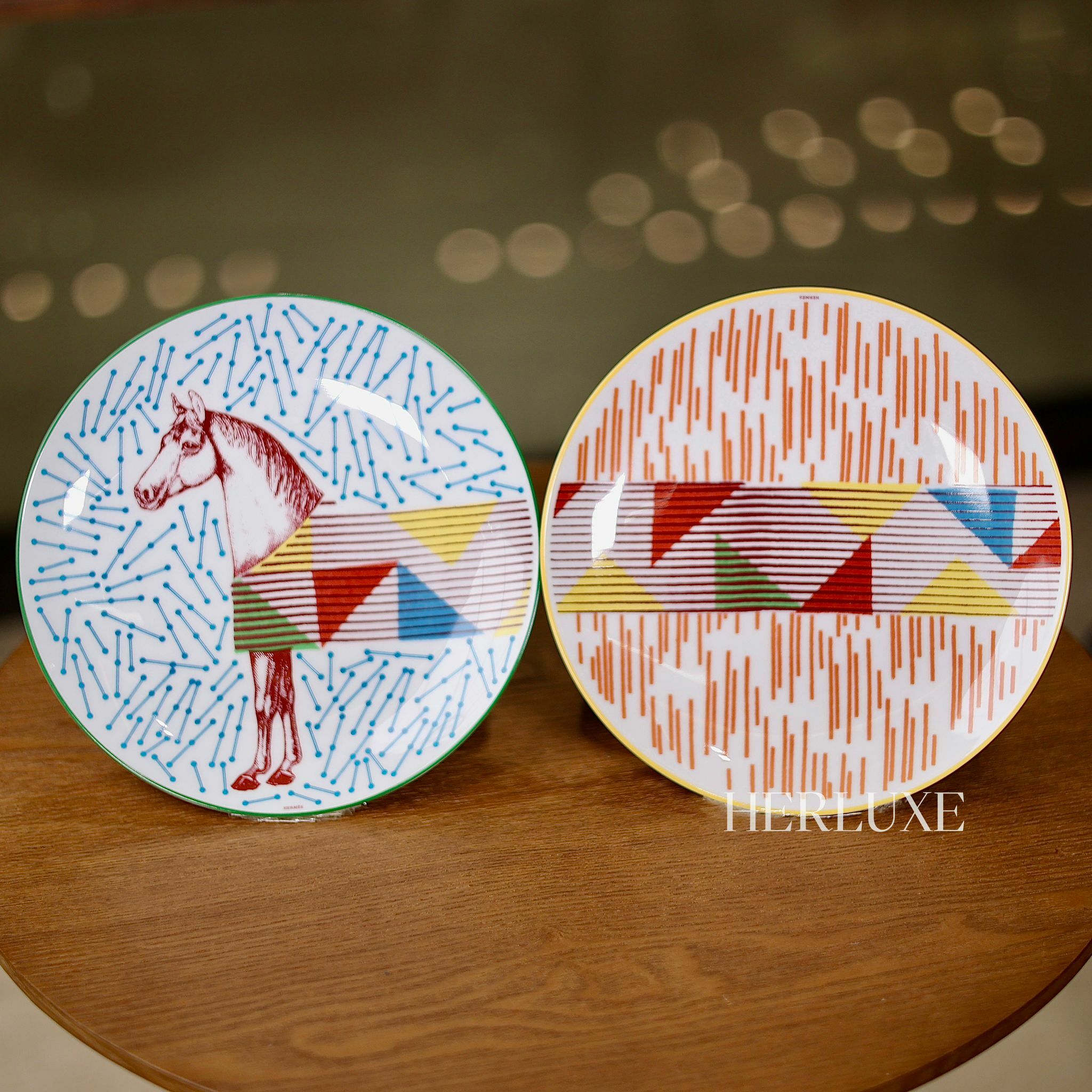 Hermes Hippomobile dessert plate