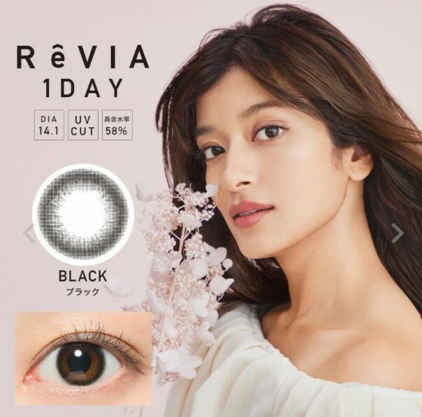 REVIA 1Day Circle Series Contact Lenses 每日即棄有色隱形眼鏡 10片 (BLACK)