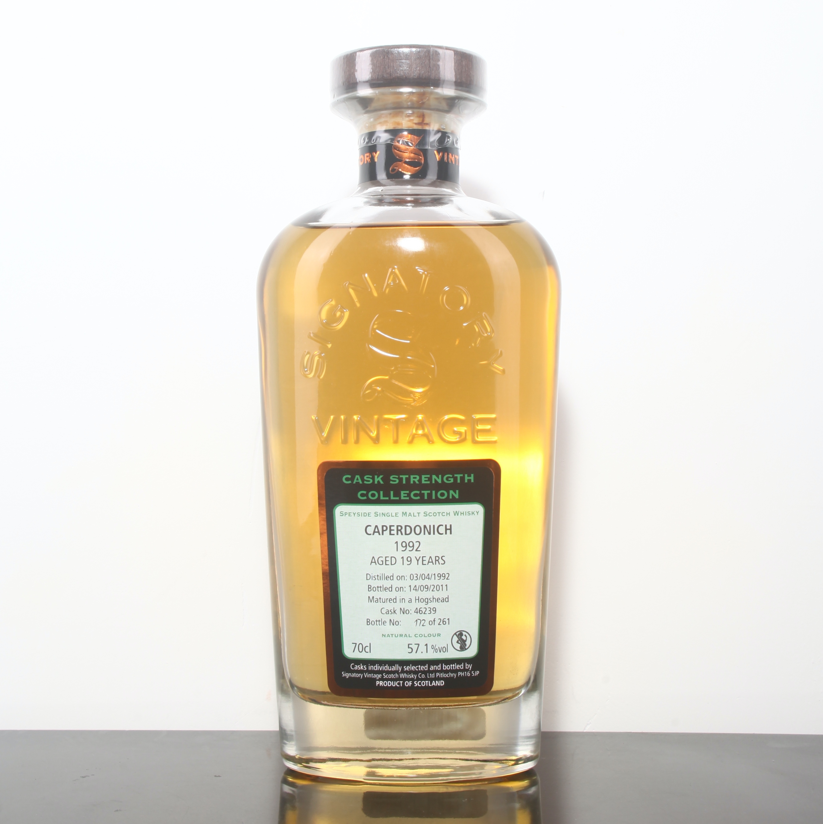 Signatory Vintage Caperdonich 1992 19YO Hogshead #46239 57.1%