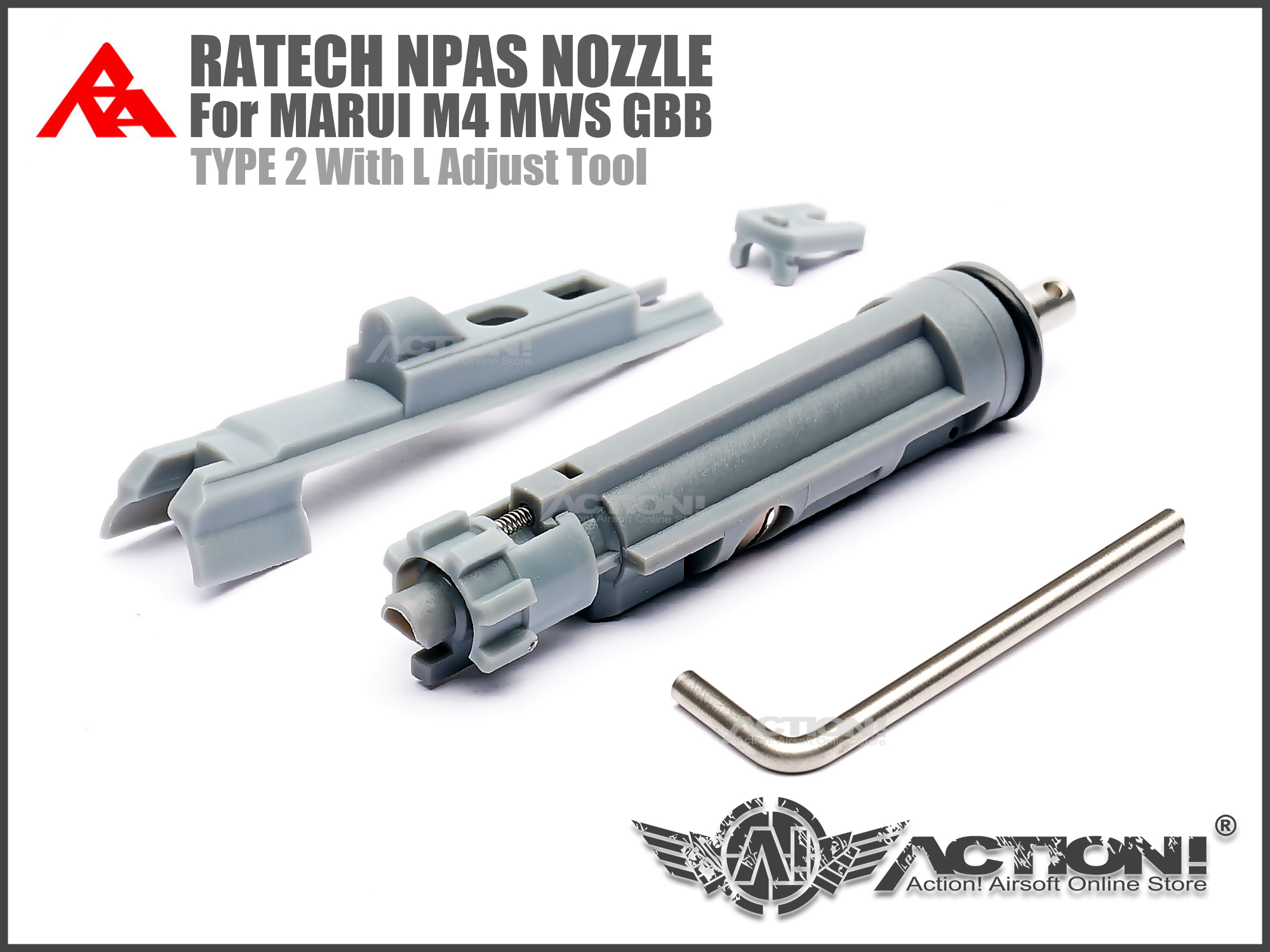 RA-TECH - Magnetic Locking NPAS loading nozzle set For