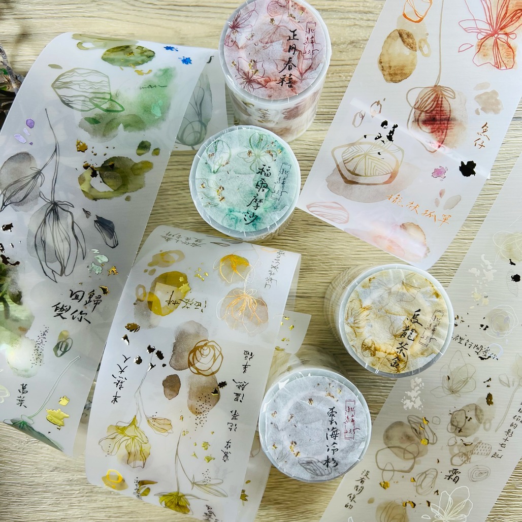 什物．《北緯23.5》系列 7.4cm霧面PET膠帶 <整捲/分裝>