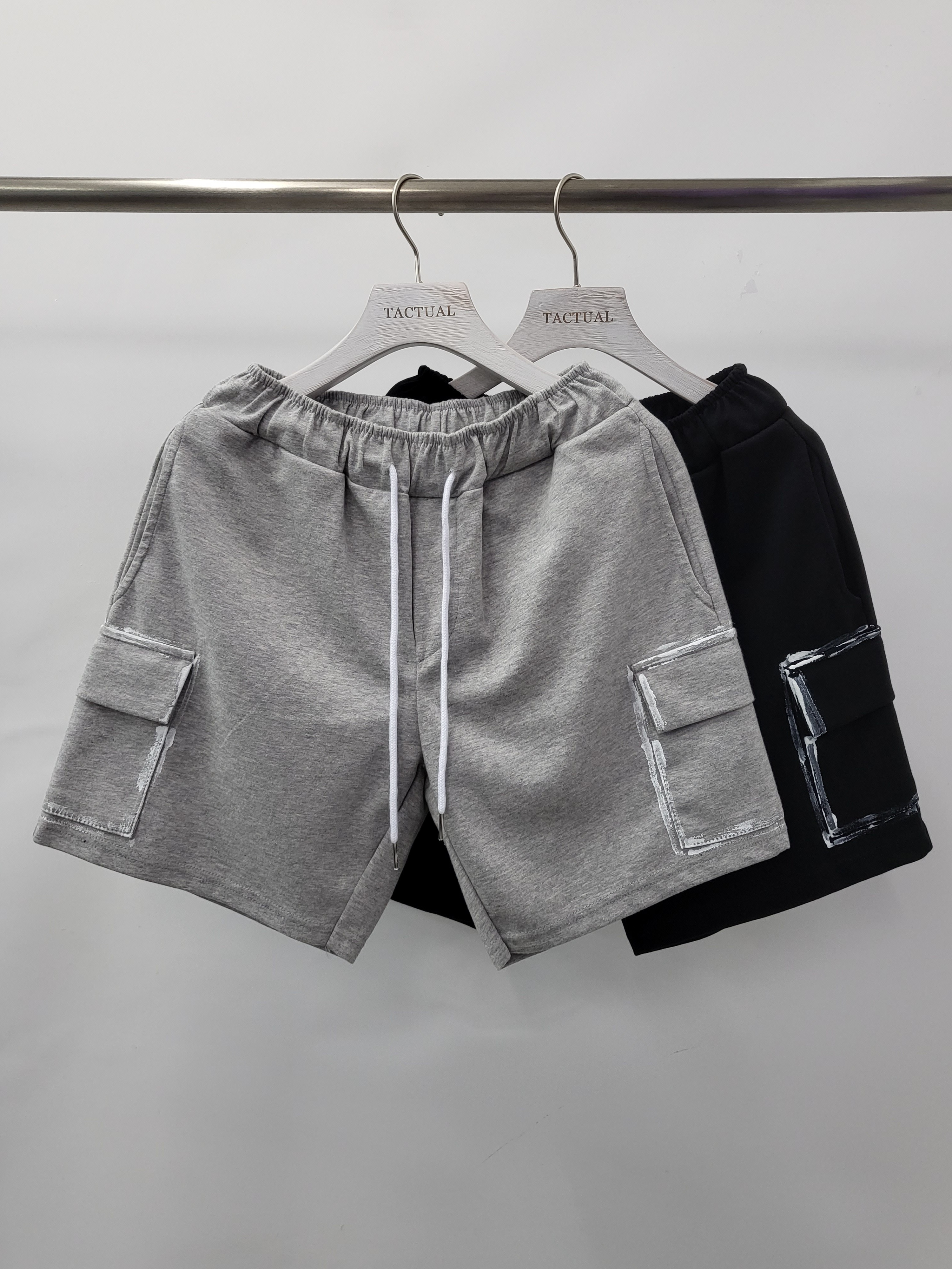 棉質工裝短褲 P2404