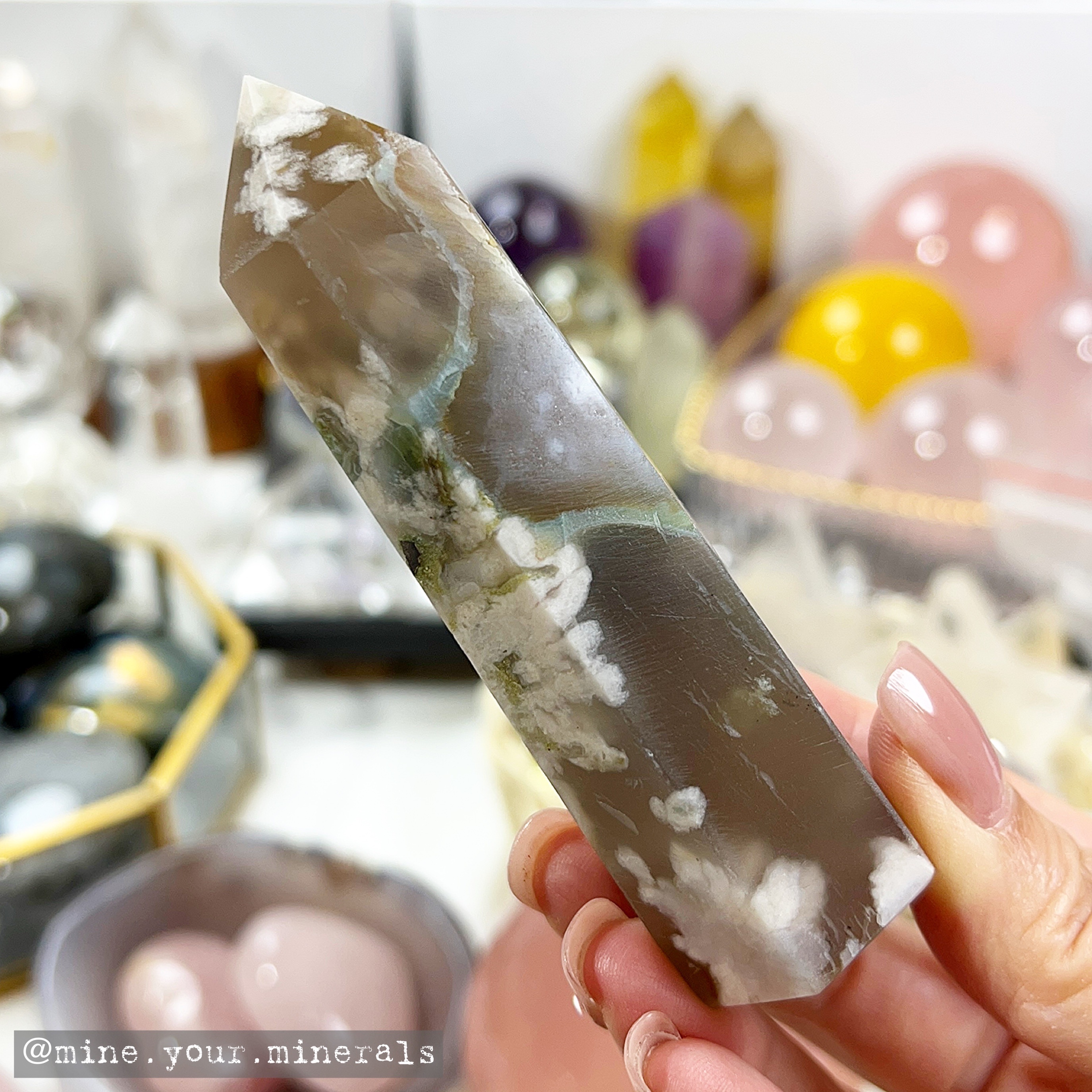 櫻花瑪瑙柱