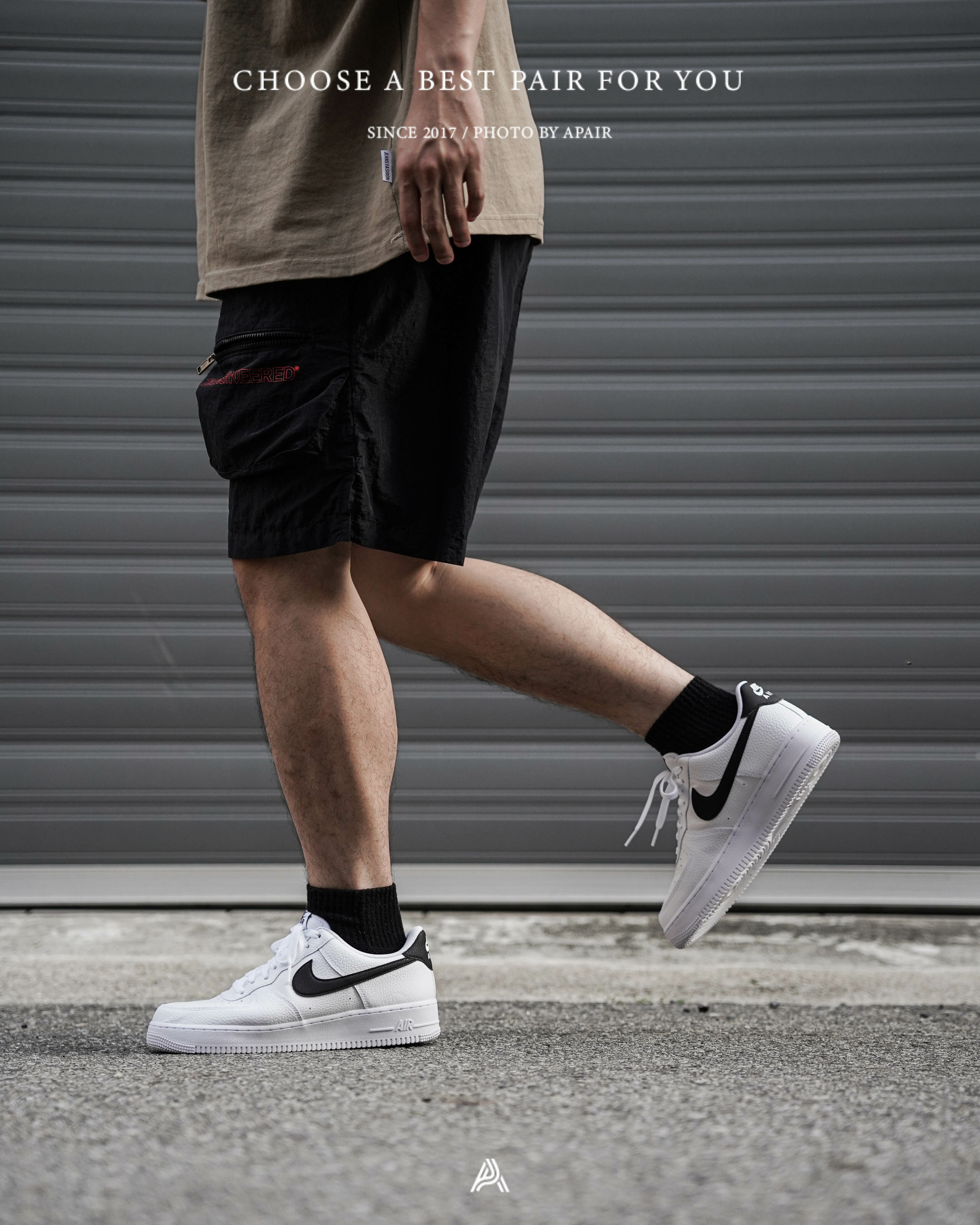【APAIR】現貨 Nike Air Force 1 Low "White and Black" 小GD 白黑 CT2302-100 / CT3839-100