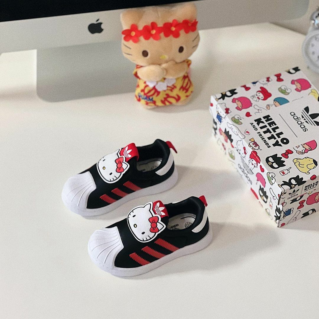 Adidas Hello Kitty X SuperStar 360 凱蒂貓 方便穿脫 運動鞋 童鞋 HQ4091
