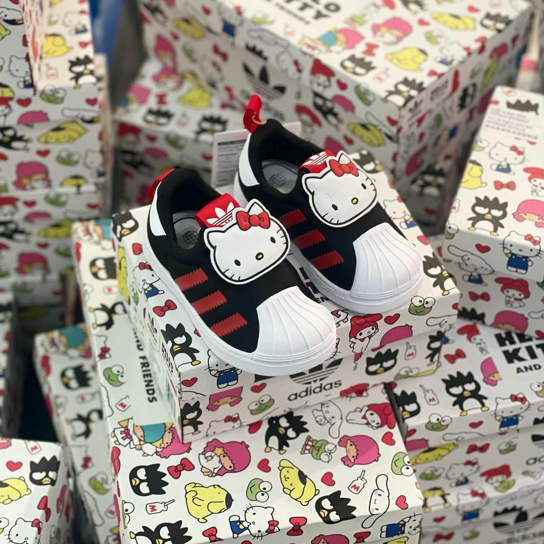 Adidas Hello Kitty X SuperStar 360 凱蒂貓 方便穿脫 運動鞋 童鞋 HQ4091
