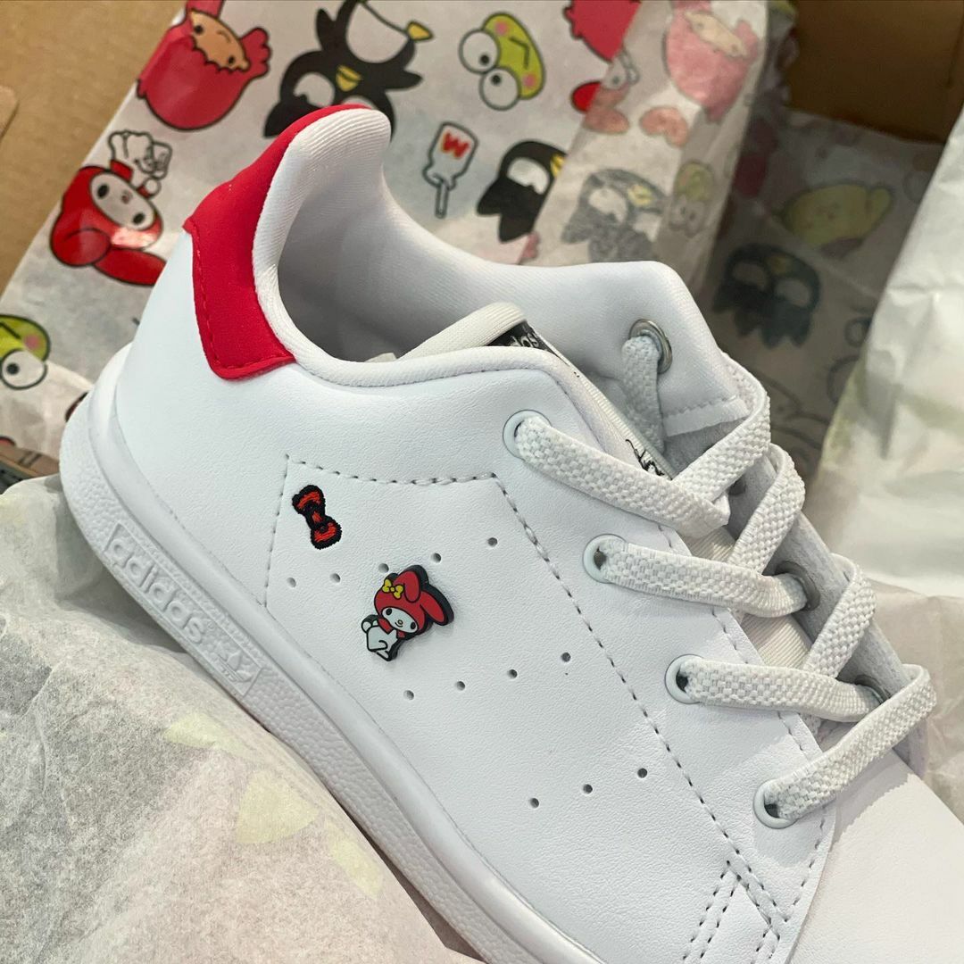 Adidas Hello Kitty X StanSmith 美樂蒂 史密斯 白鞋 運動鞋 童鞋 HQ1899