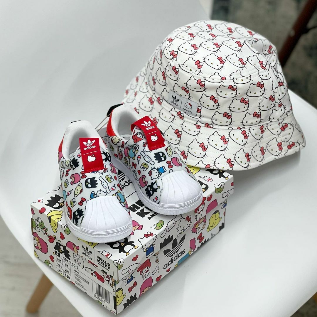 Adidas Hello Kitty X SuperStar 360 凱蒂貓 方便穿脫 運動鞋 童鞋 HQ4092