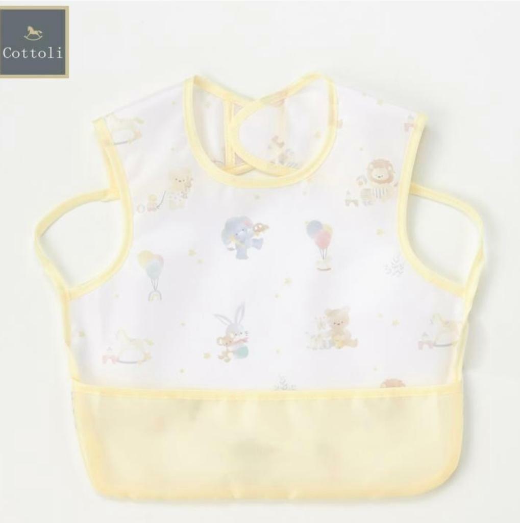 (現貨)🇯🇵日本直送 Cottoli防水輔食圍咀口水肩