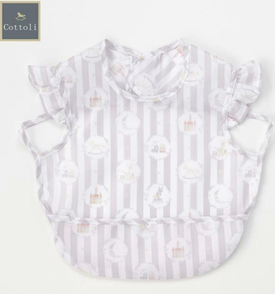 (現貨)🇯🇵日本直送 cottoli防水輔食圍咀口水肩