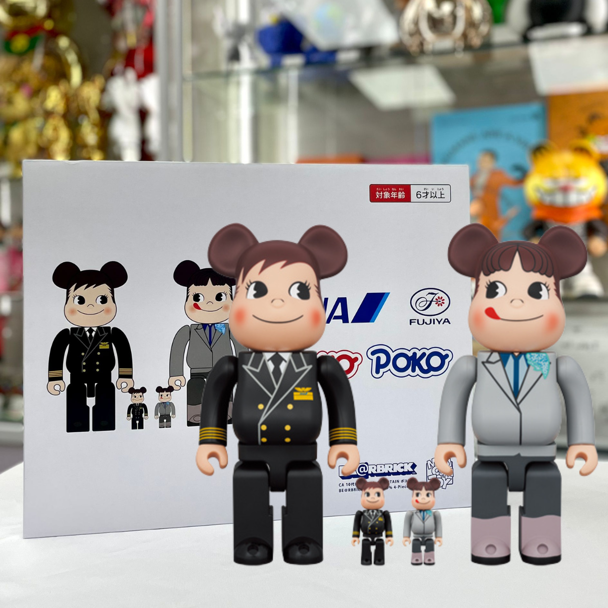 100%+400% ANA CAPTAIN Poco-chan & CA 10th generation Peko-chan  4 body set