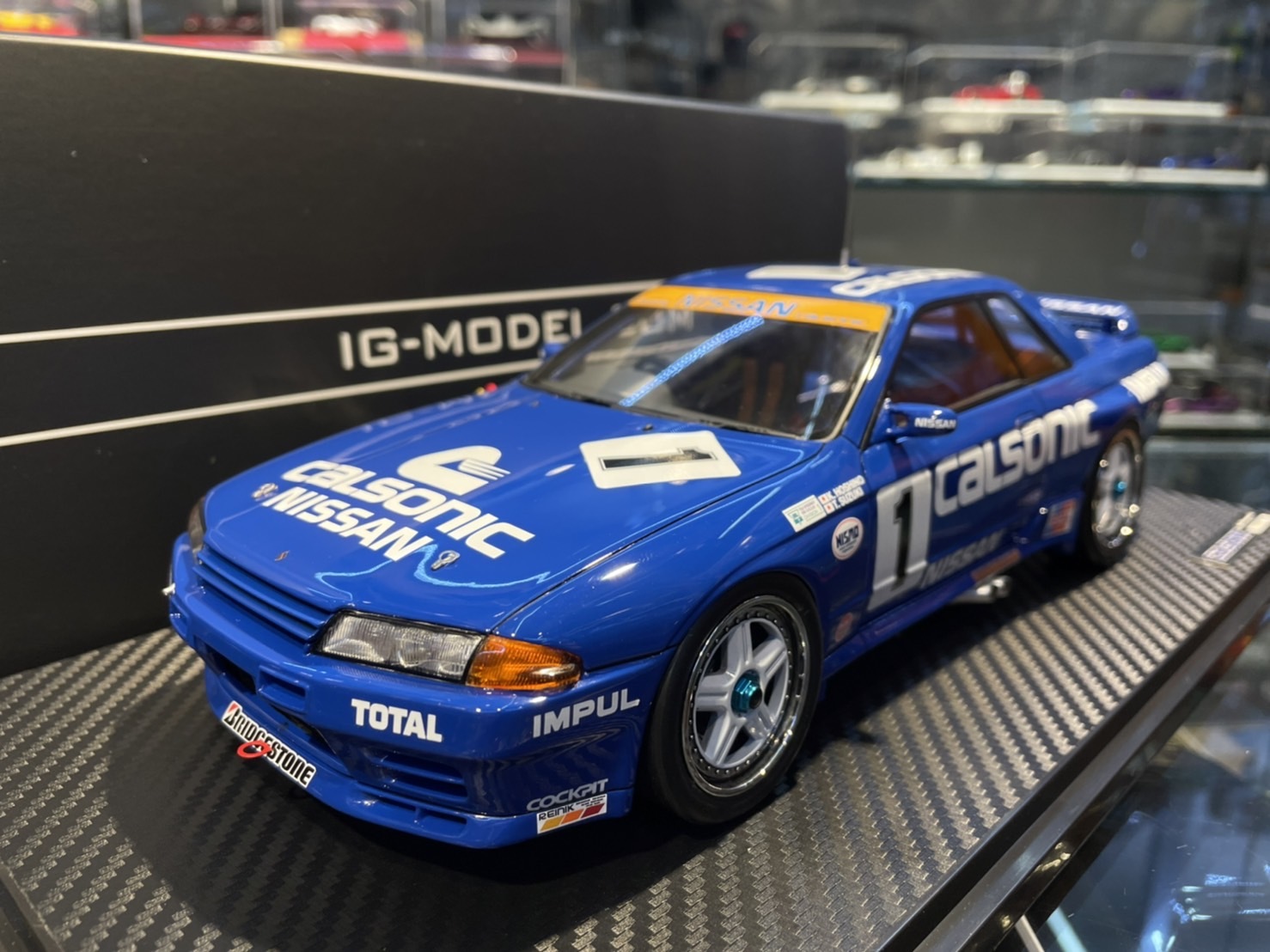 Ignition IG2819 CALSONIC SKYLINE #1 1991 JTC 1/18