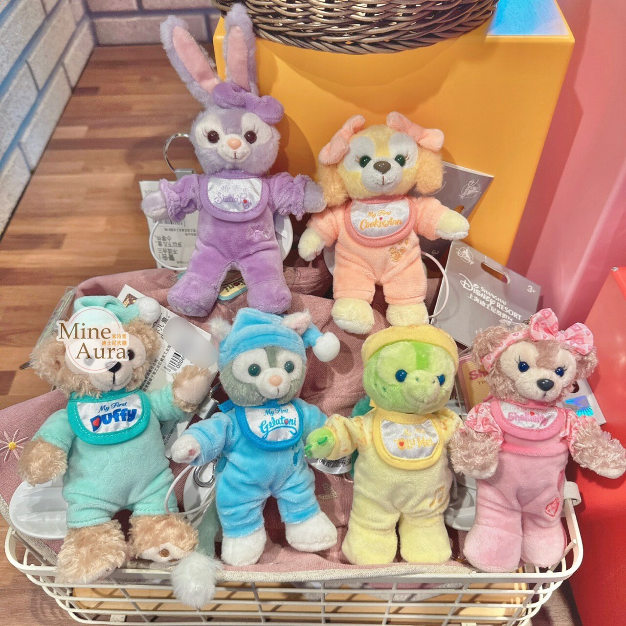 Baby寶寶裝造型 可琦安 餅乾 CookieAnn 吊飾 鑰匙圈 -上海迪士尼樂園