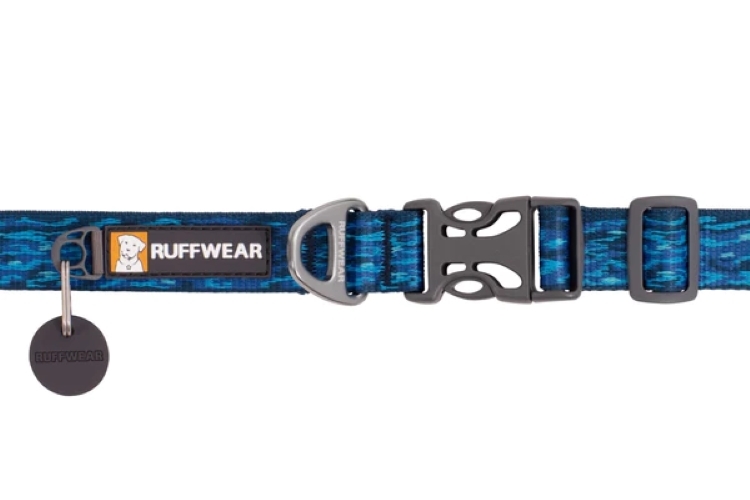 RUFFWEAR | Flat Out 扣式項圈 OCEANIC DISTORTION