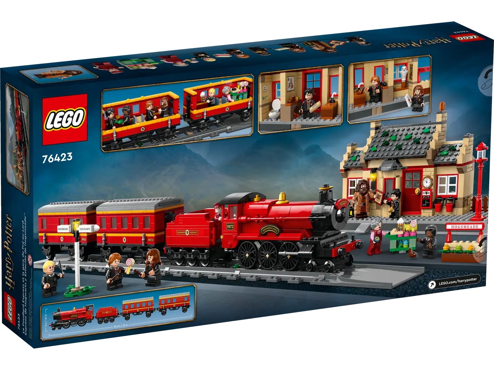 [飛米樂高積木專賣店] LEGO 76423 哈利波特-特快列車和霍格莫德™ 車站