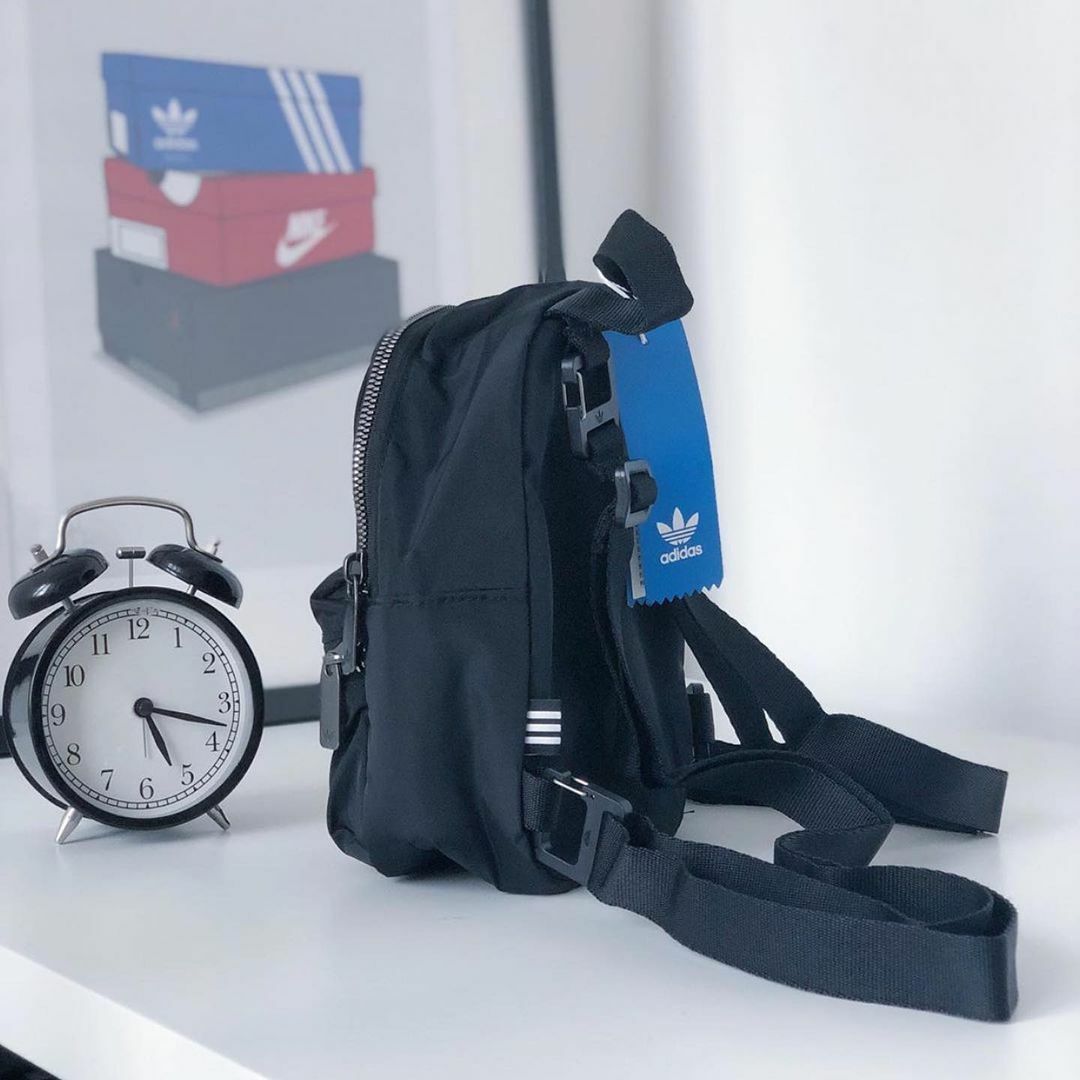 Adidas Originals Mini Bag 黑色 尼龍 防潑水 側背 迷你包 後背包 小包 ED5869