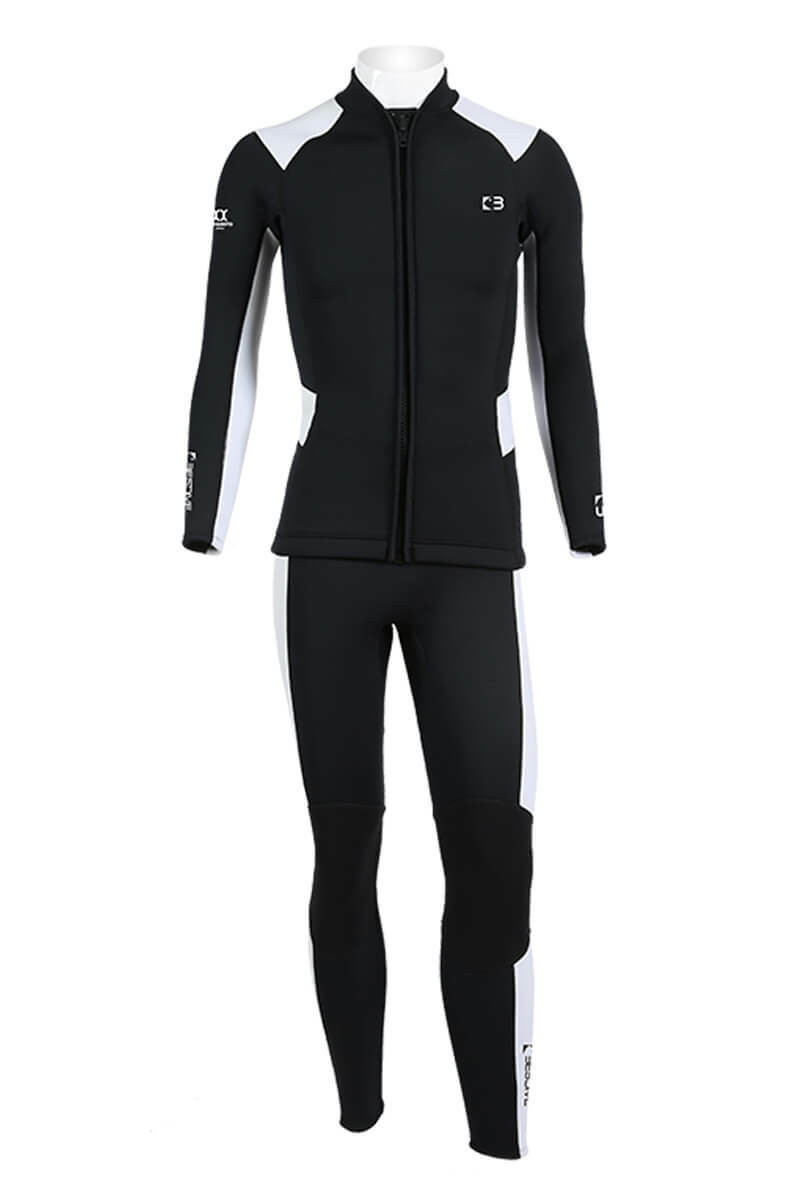 ▲現貨 Bestdive 男款 3mm 黑白系列 超彈下褲 殺人鯨配色