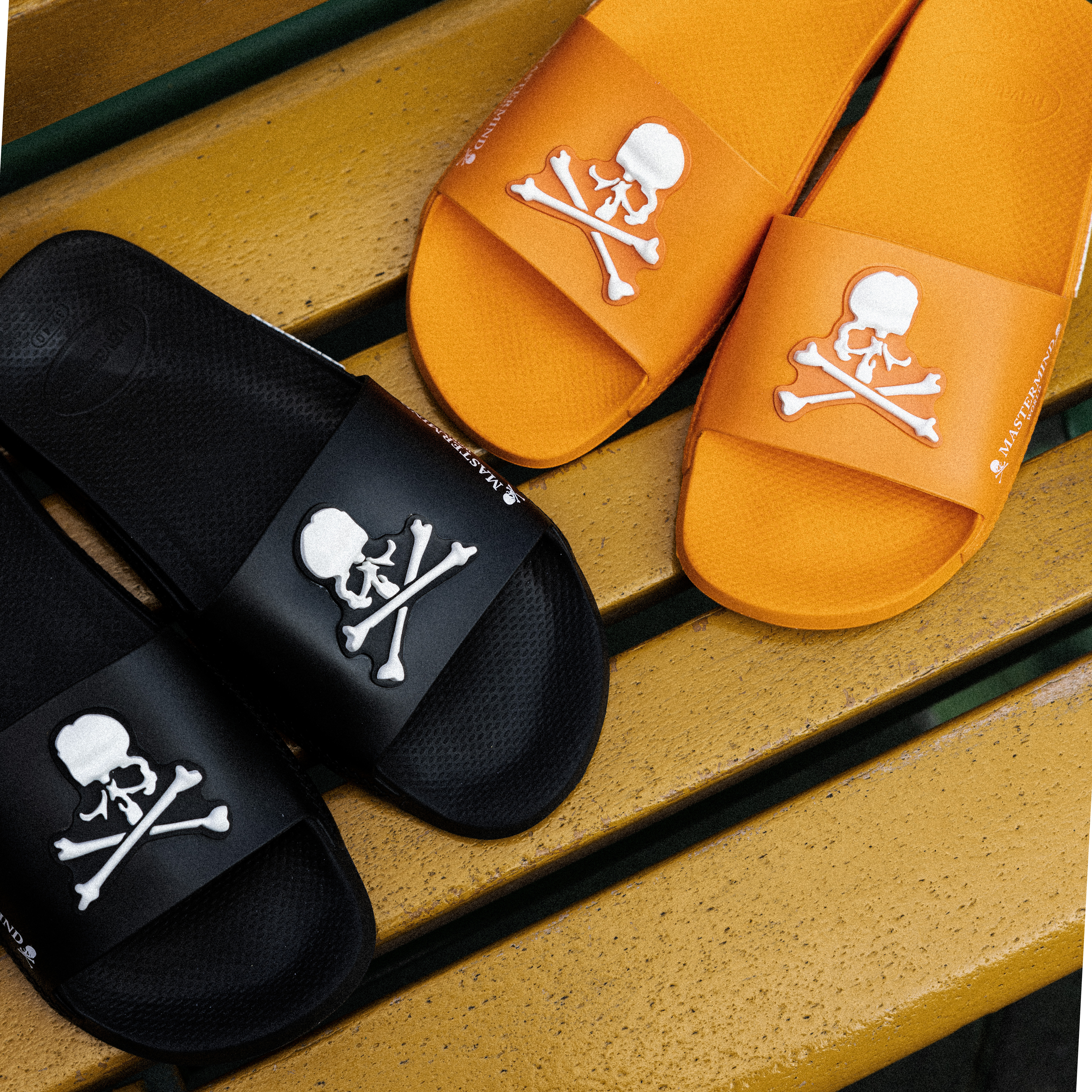 -(C2c)-HAVAIANAS X MASTERMIND SLIDE 聯名拖鞋 黑 /橘-4.148.347