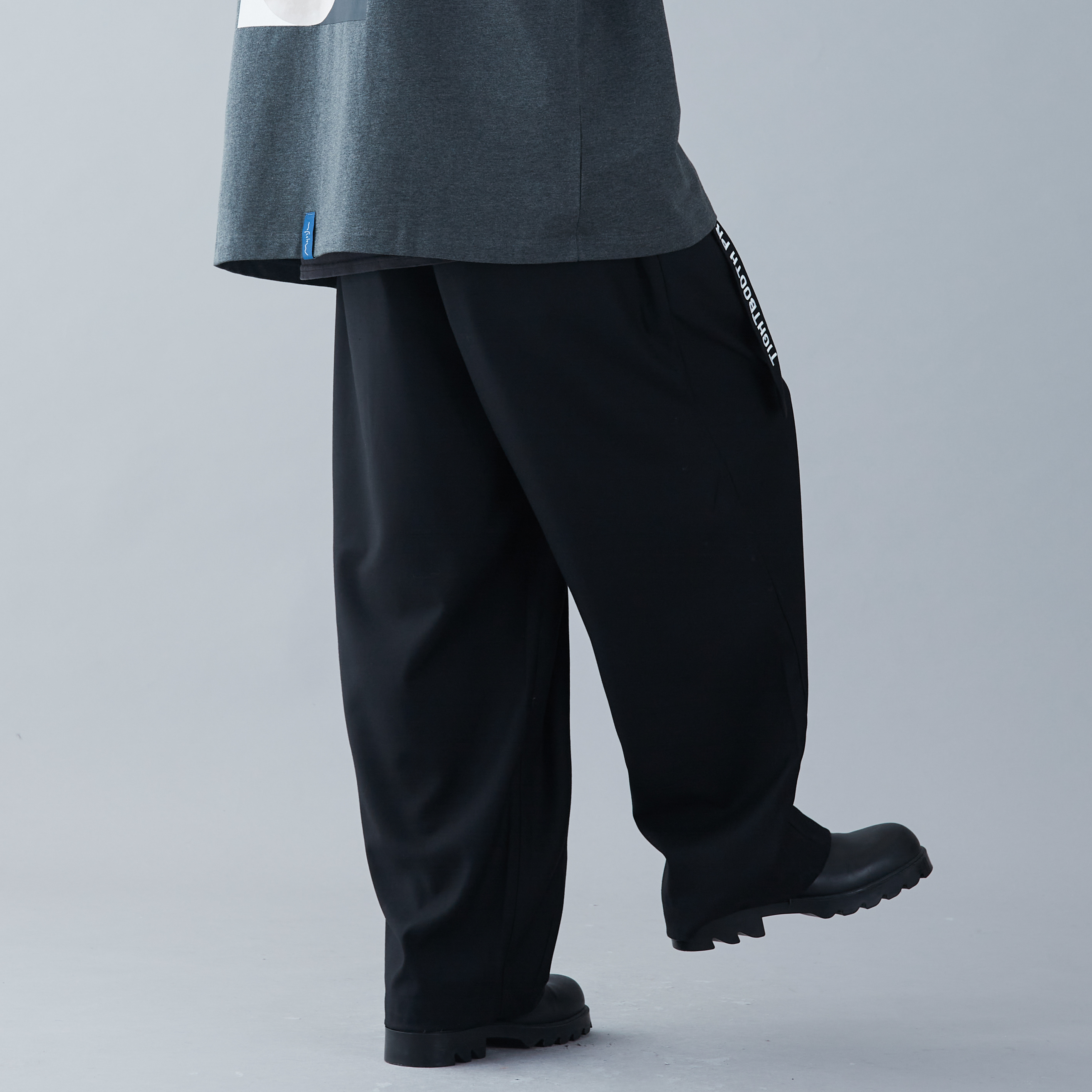 TIGHTBOOTH - Baggy Slacks - Black