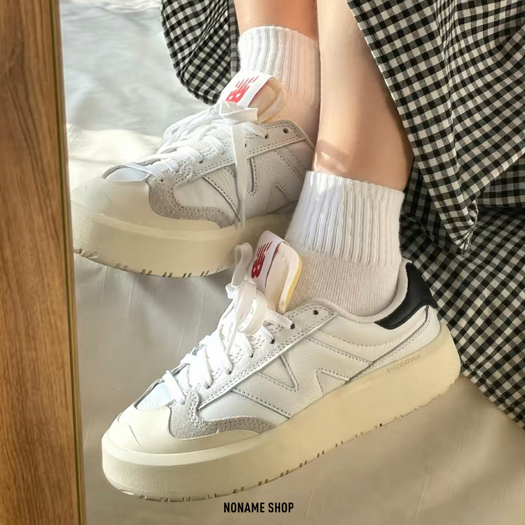 NEW BALANCE NB CT302 韓風 IU 復古 奶油底 休閒鞋 黑 (男/女款)