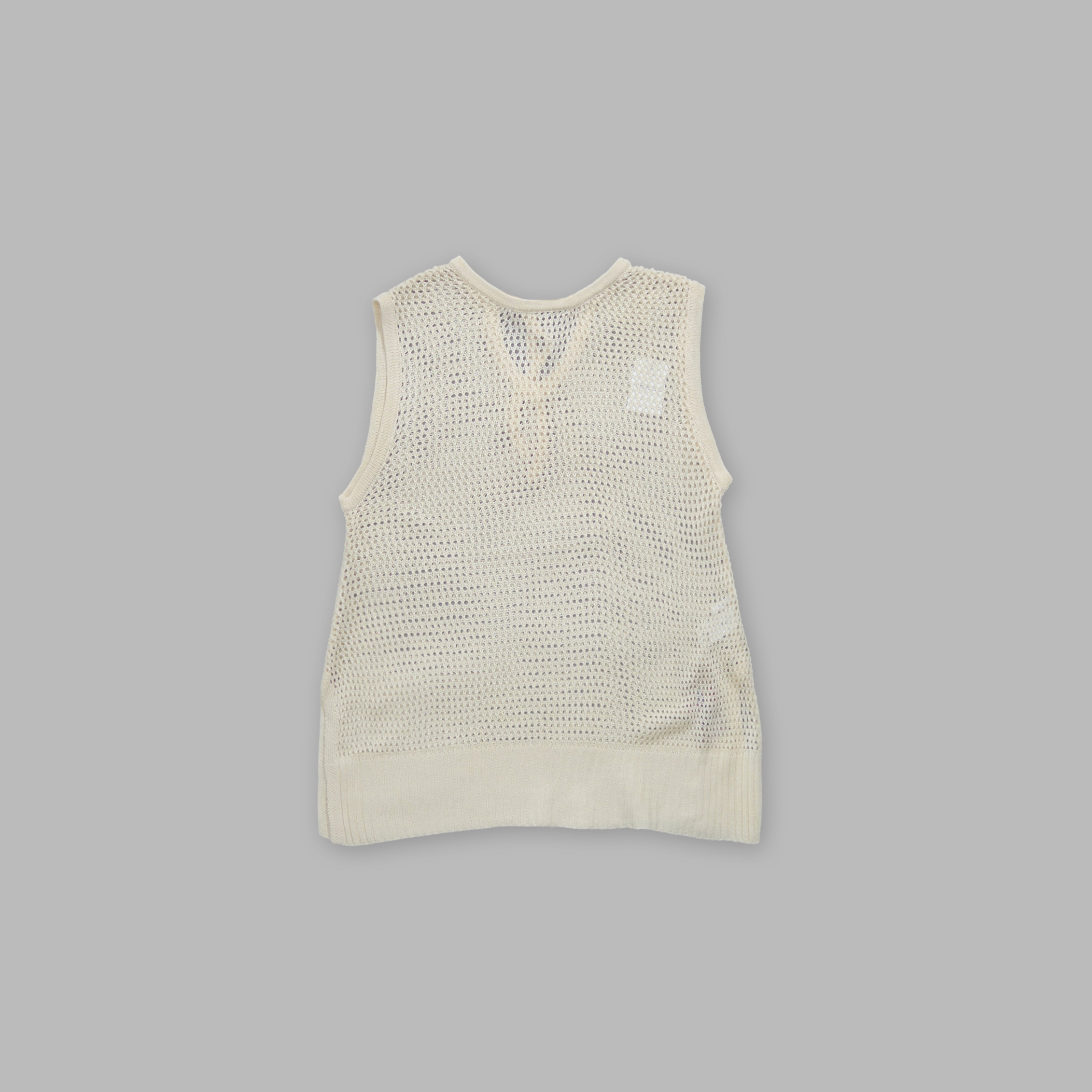 J.P.L. 無袖繫帶圈織罩衫背心 ╭ 3色 ╮