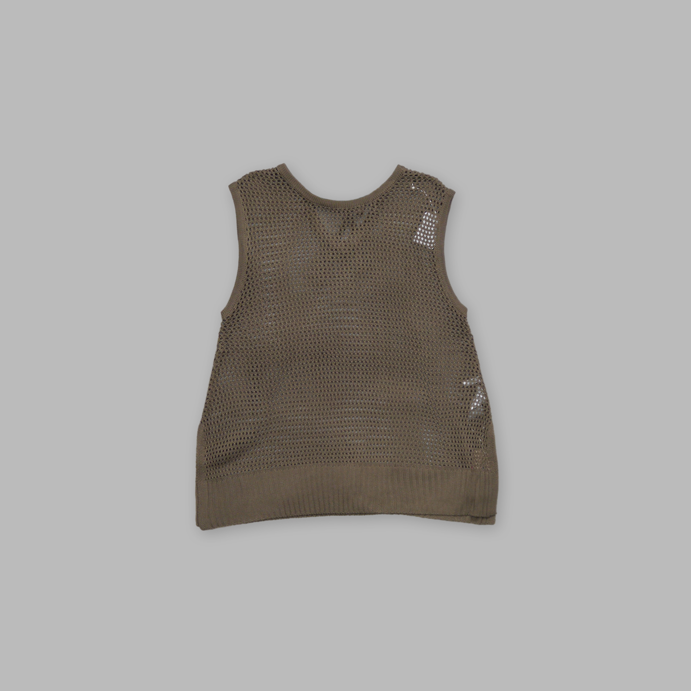 J.P.L. 無袖繫帶圈織罩衫背心 ╭ 3色 ╮