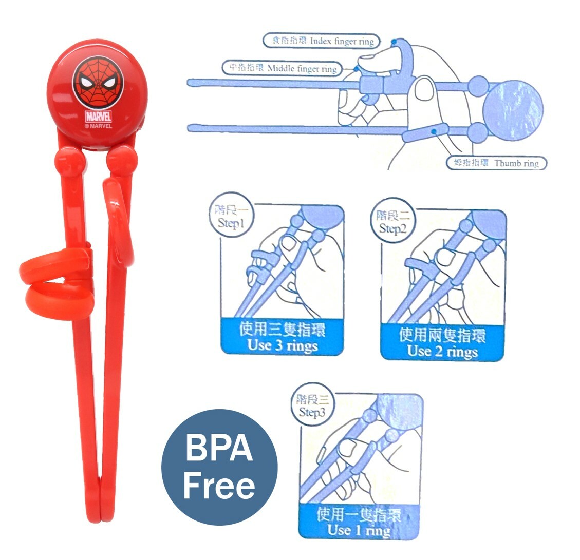 迪士尼蜘蛛俠 - 學習筷子