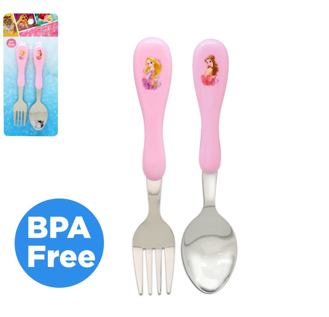 迪士尼公主- 兒童不鏽鋼餐具組合