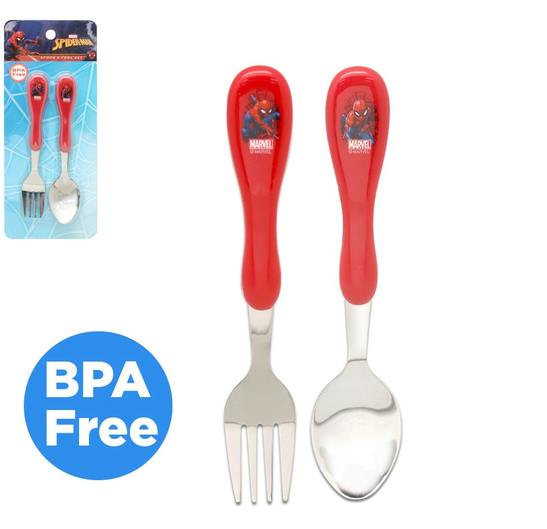 蜘蛛俠- 兒童不鏽鋼餐具組合