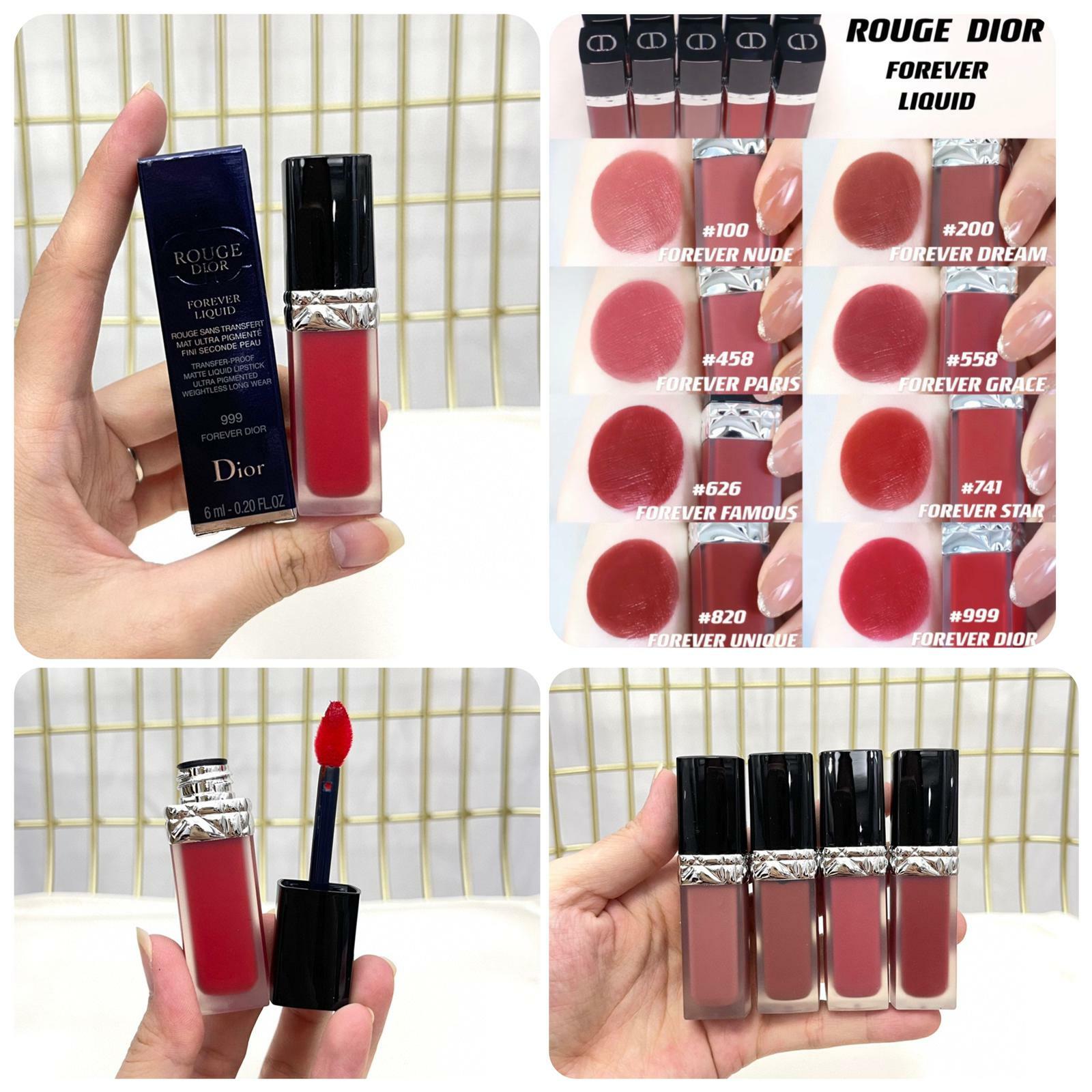 迪奧forever liquid烈艷藍金鎖色唇釉#2300200