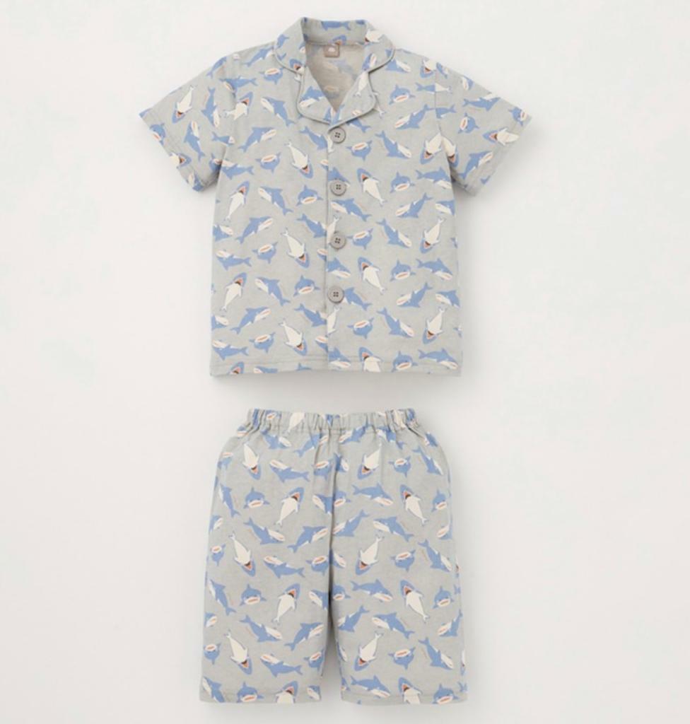 (現貨) 🇯🇵100%日本直送鯊魚家居服(衫+褲1set 2pc)